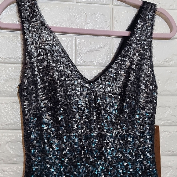 Rachel Roy Sequin Ombre Dress Size 0 NEW - Picture 5 of 14